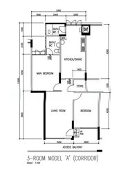 Blk 263 Tampines Street 21 (Tampines), HDB 3 Rooms #500319321